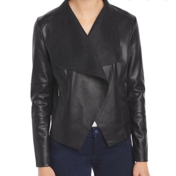 Bagatelle Faux Leather and Suede Jacket - Picture 7 of 8